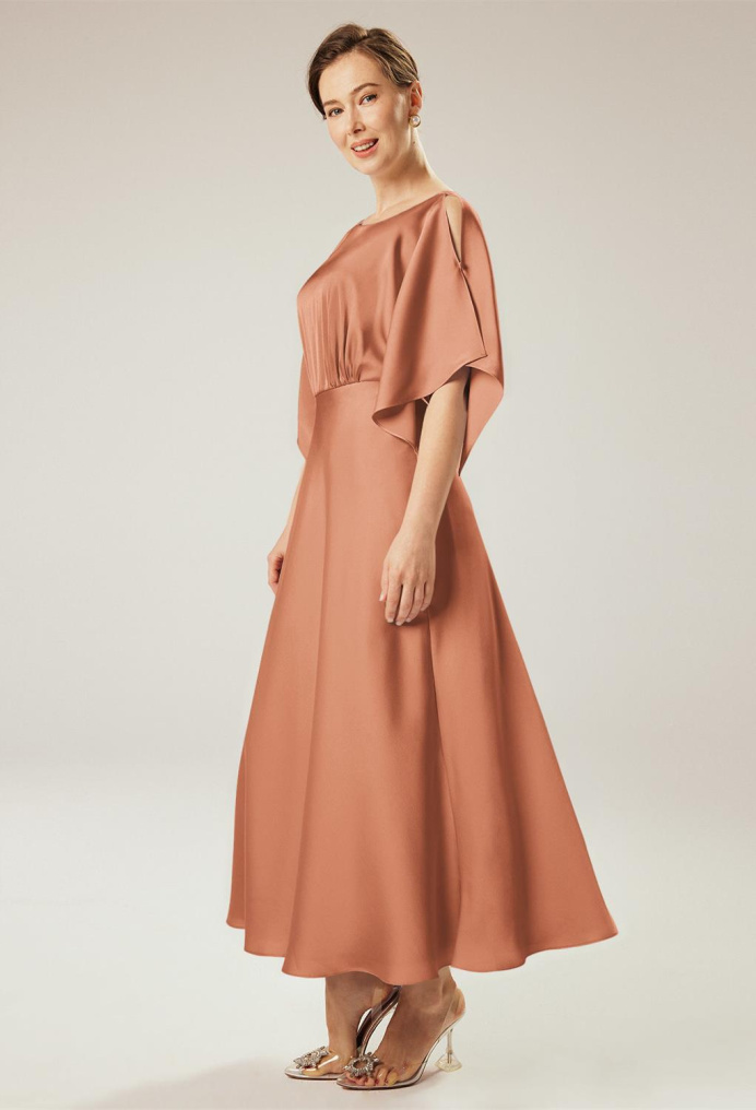 AW Pine Raw Sienna  Mother of the Bride Dresses